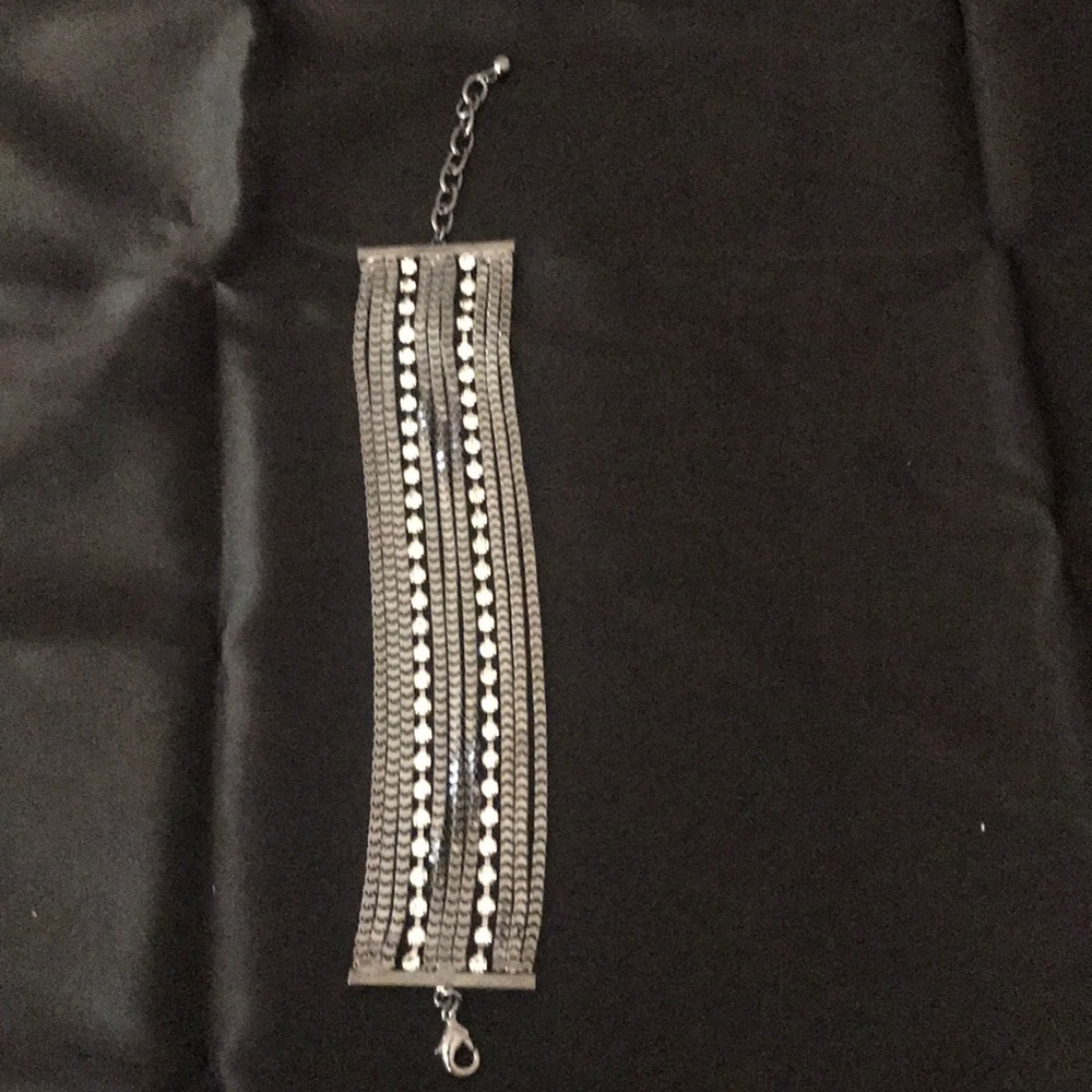 RHINESTONE CUFF BRACELET